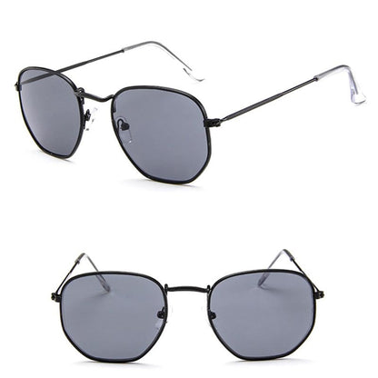 Luxuriöse Hexagonale Unisex Sonnenbrille